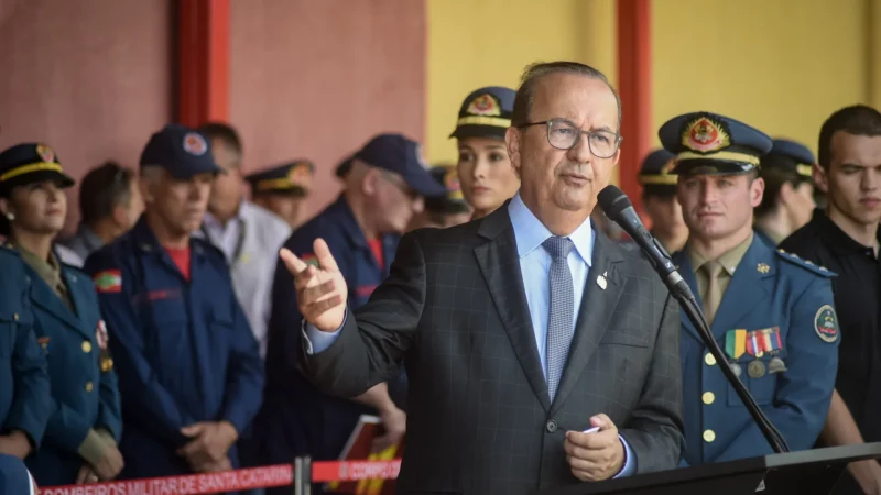 Governador participa da solenidade de passagem do comando-geral do Corpo de Bombeiros Militar