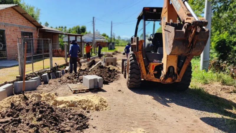 Obras que receberam ordens de serviço já tem bom andamento
