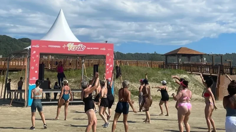 ZUMBA NA PRAIA