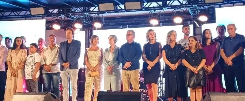 Abertura da festa de emancipação lembra 32 anos da Copa SC
