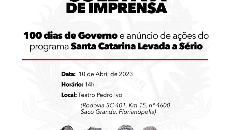 Governo levado a sério é mote dos 100 dias de Jorginho Mello