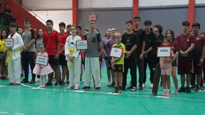 Abertura dos Jogos Escolares de Sombrio conta com a presença de atletas de renome