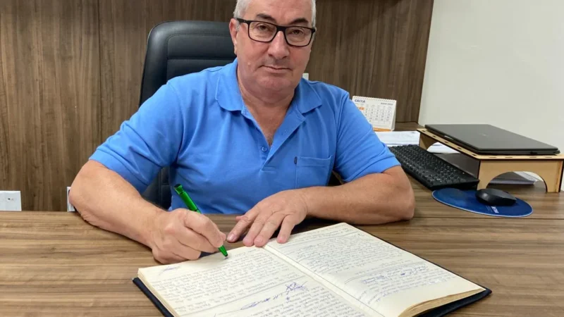 Em Turvo, vice-prefeito Osvaldo Fávaro assume a prefeitura