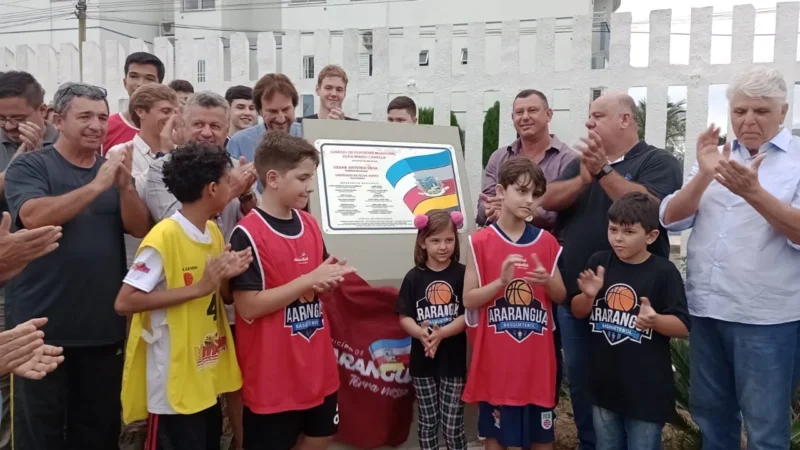 INAUGURAÇÃO DO GINÁSIO DE ESPORTES JOÃO MÁRIO CANELLA