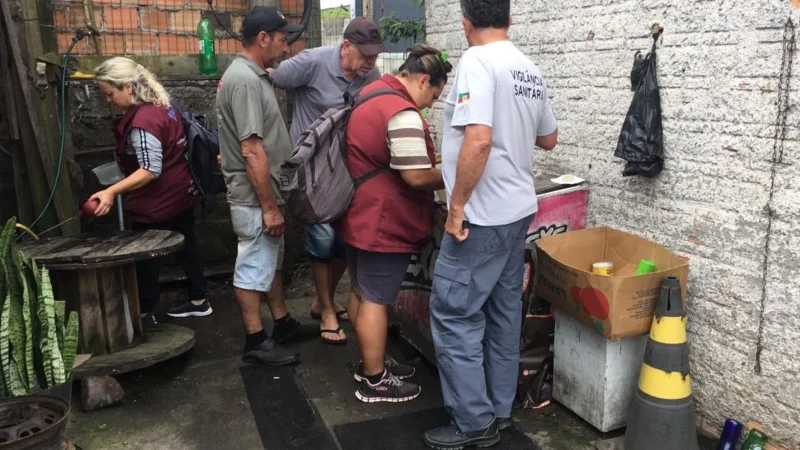 Vigilância Sanitária de Sombrio intensifica fiscalização de combate à dengue em pontos comerciais