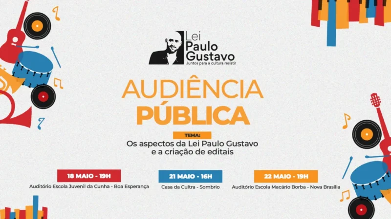 Conselho Municipal de Cultura de Sombrio convida para Audiência Pública