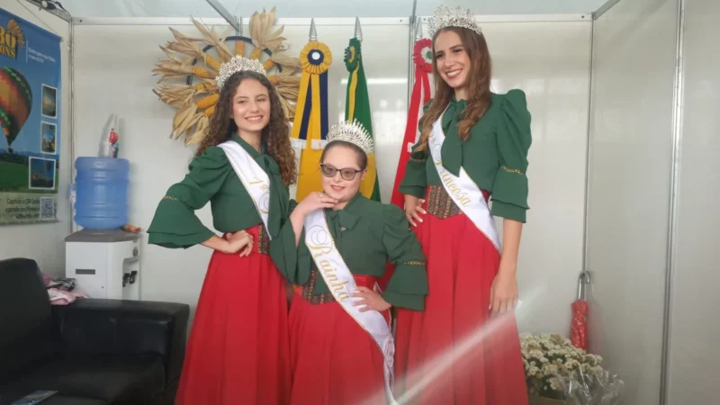 Soberanas da 30ª Festa do Colono de Maracajá iniciam divulgação do evento