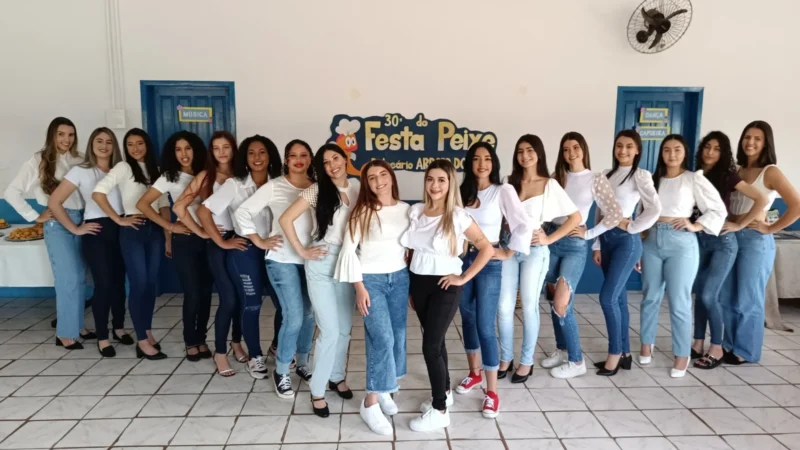 30ª Festa do Peixe: Candidatas se preparam para disputar o título de rainha
