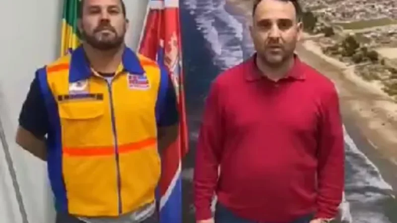 Passagem do Ciclone no Litoral Sul