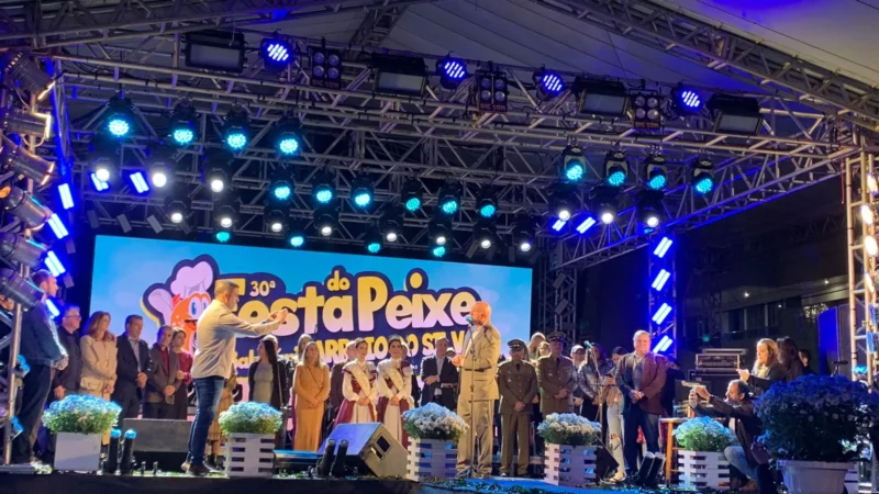 Inicia oficialmente a 30ª Festa do Peixe