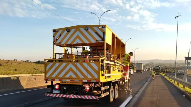 CCR ViaCosteira informa cronograma semanal de obras na BR-101 Sul/SC