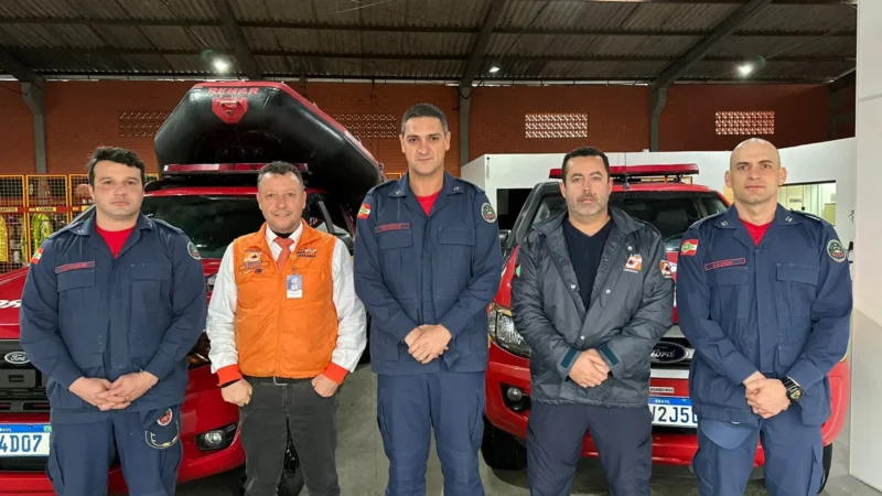 CBMSC realiza reunião com Defesa Civil para alinhar estratégias de atendimento em caso de ocorrências relacionadas às chuvas