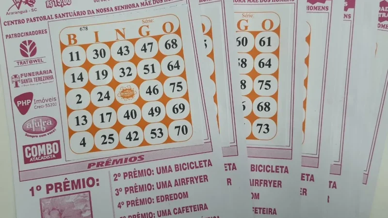 Contagem regressiva para bingo da Rede Feminina