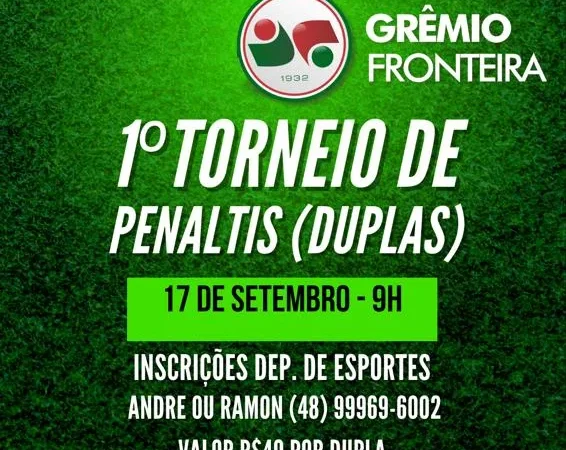 Grêmio Fronteira realiza 1º torneio de pênaltis