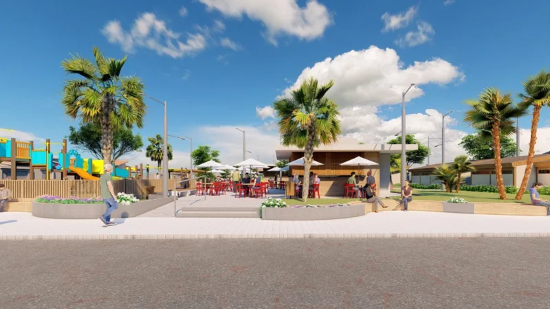 Praça Agustinelli passa por revitalização na área central