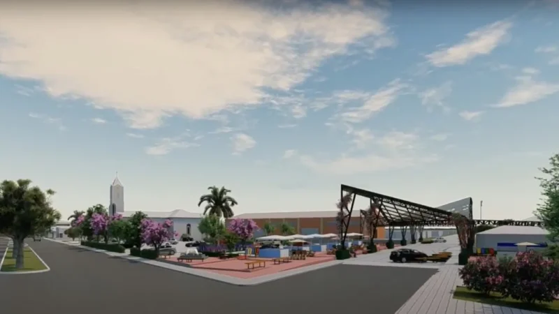 Complexo turístico da Rua Coberta e Praça tornam a cidade mais aconchegante e será uma referência regional