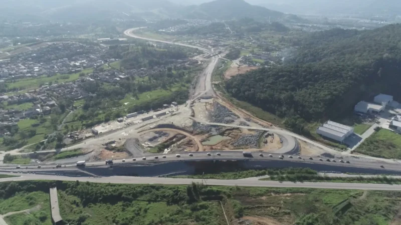 Trecho Sul do Contorno Viário de Florianópolis deve estar com movimentação de trabalhadores na próxima sexta-feira