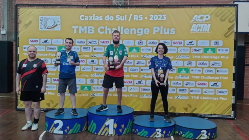 Tênis de mesa da S.R.Mampituba/FME Criciúma conquista ouro em competição nacional