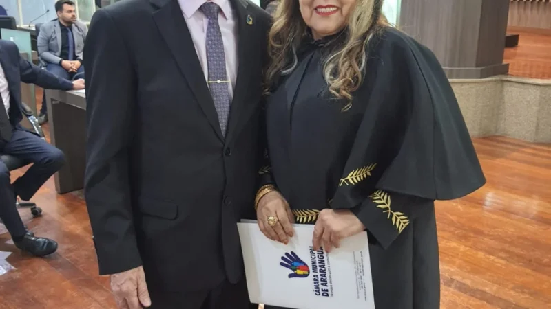Câmara recebe a presidente da Academia Brasileira de Letras e Artes de SC