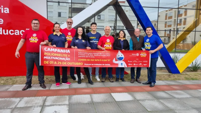 Rotary Club intensifica campanha #juntoscontraapolio
