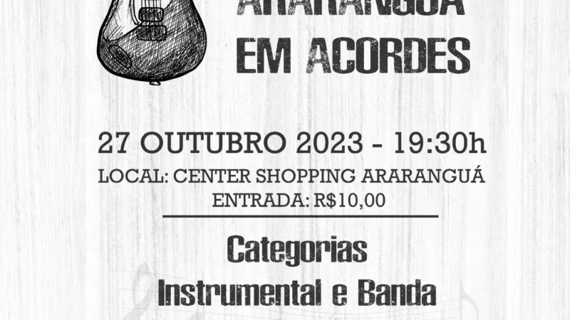 Araranguá tera I Mostra em Acordes no Center Shopping