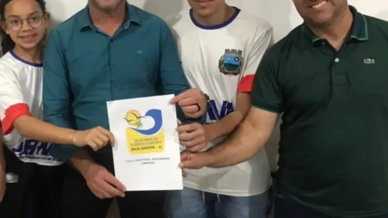 Município celebra participação no JERVA e lança o Projeto “Gaivotinha, Descobrindo Campeões”