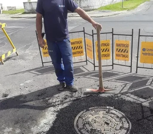 SAMAE investe em tampas de ferro fundido