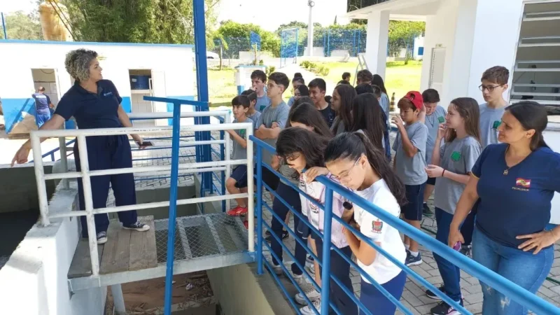SAMAE na Escola orienta sobre saneamento, meio ambiente e uso da água
