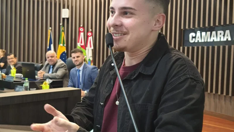 Dj Bratti SC recebe Moção de Reconhecimento da Câmara de Vereadores