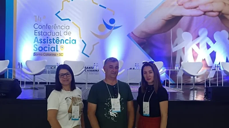 Araranguá presente na 14° conferência estadual de assistência social