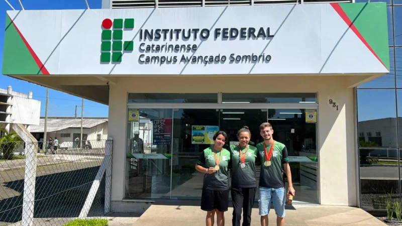 Atletas do IFC conquistam destaque nos JIF Nacionais.