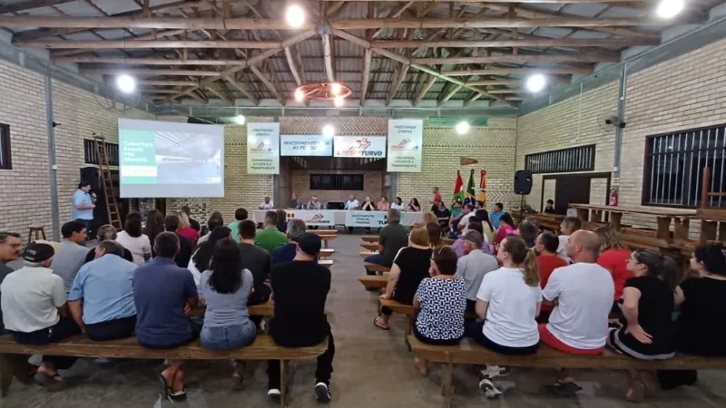 Prefeitura de Turvo reforça transparência com terceiro evento de prestação de contas