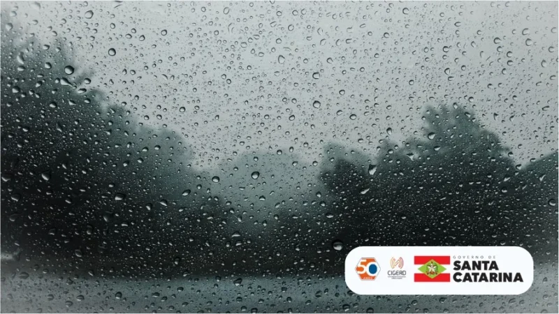 Santa Catarina com semana marcada por chuva frequente e volumosa