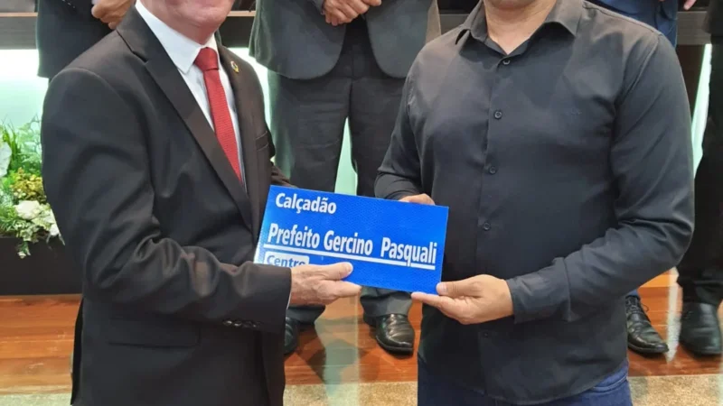 Calçadão de Araranguá receberá nome de ex-prefeito, Gercino Pasquali