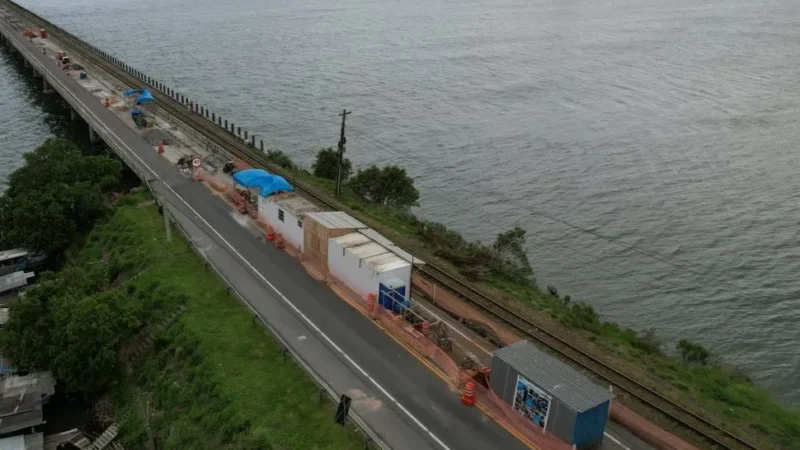 Obras na Ponte Cabeçudas atingem nova etapa e exigem atenção dos motoristas