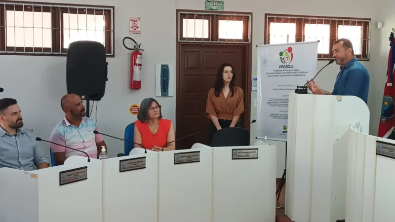 Unesc entrega título de município parceiro da saúde coletiva para balneário gaivota