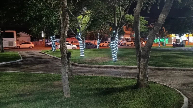 Furto de Iluminação Natalina Abala Espírito Festivo em Araranguá