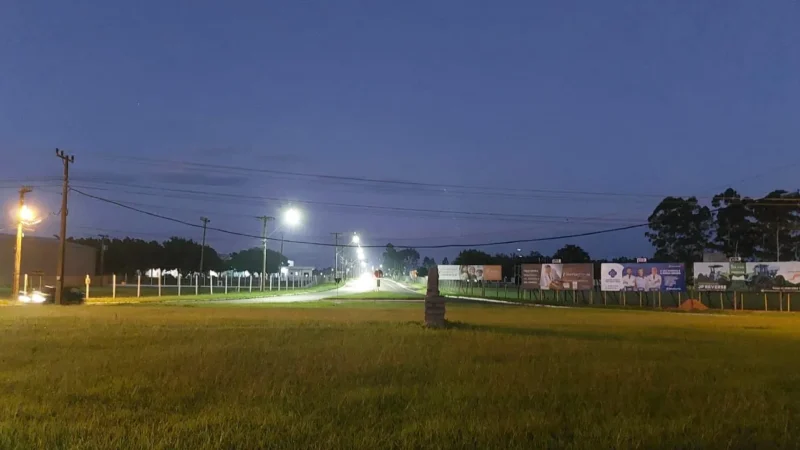Ciclovia iluminada