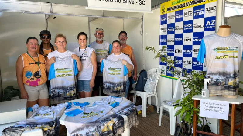 APAE realiza venda de camisetas oficiais da 32ª Arrancada de Caminhões
