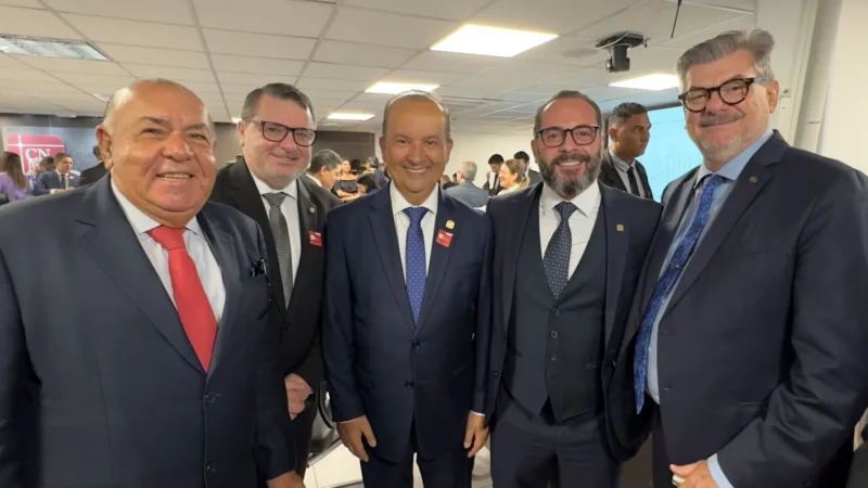 Em Brasília, governador participa da posse de Fernando Comin no Conselho Nacional do Ministério Público