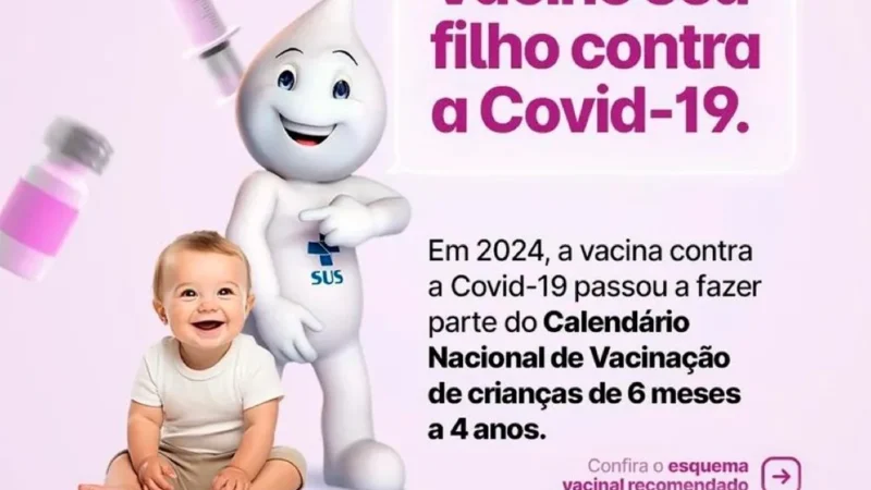Vacina contra Covid-19 entra no calendário vacinal para crianças