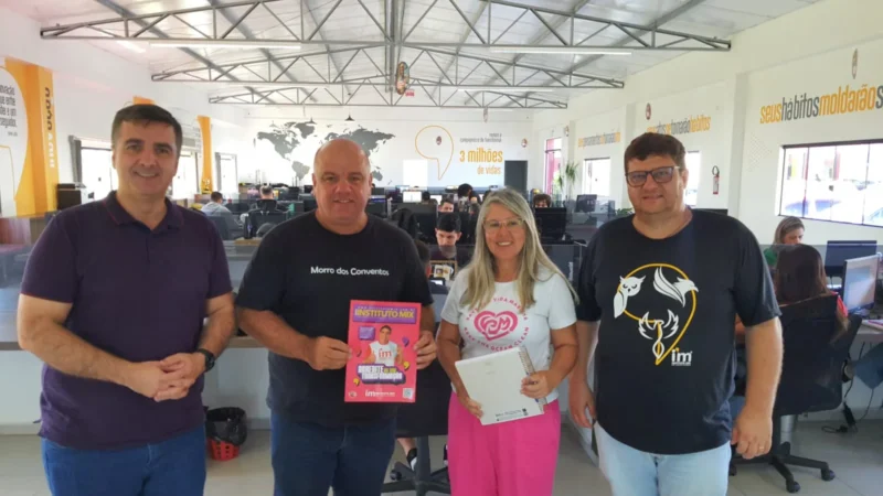 Vereador, Luciano, promove parceria entre Instituto Mix e comunidade do Morro dos Conventos