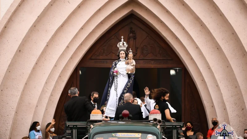 Celebração em Hercílio Luz marca o início da programação da 176° Romaria e Festa de Nossa Senhora Mãe dos homens