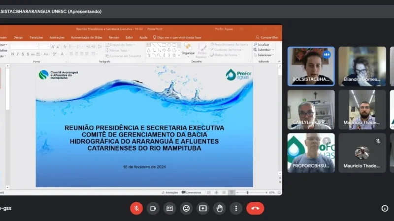 Comitê Araranguá e Afluentes do Mampituba discute demandas para o início de 2024