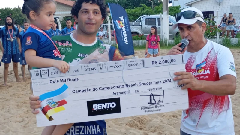 Galáticos vence clássico e conquista título do beach soccer