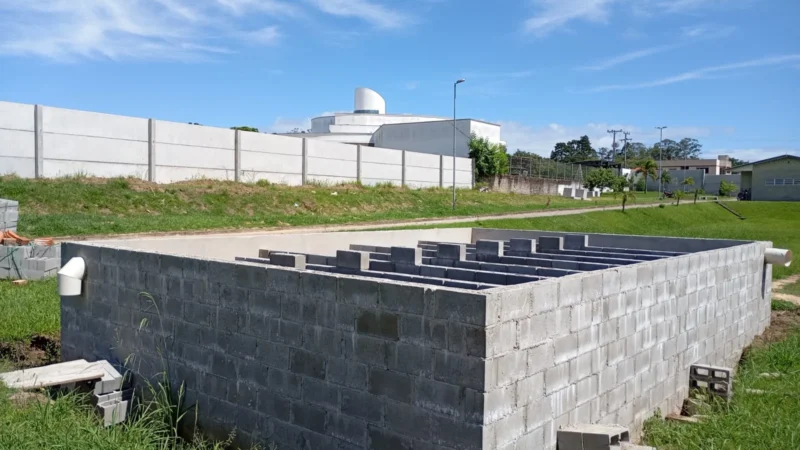 SAMAE realiza limpeza e impermeabilização no novo tanque de contato