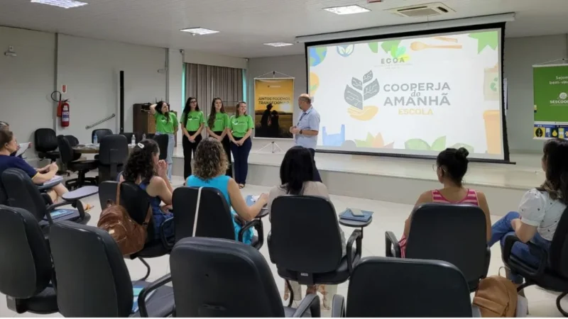 Cooperja apresenta projeto da 1ª Gincana Cooperativa Sustentável para escolas