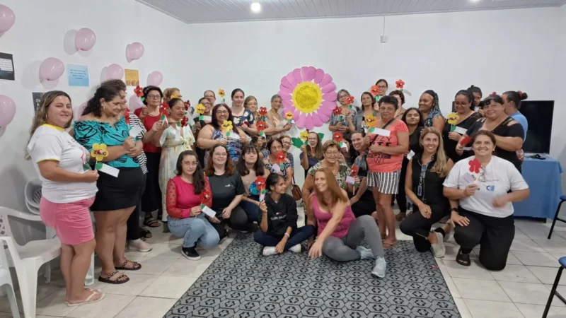 Mulheres homenageadas pelo CRAS