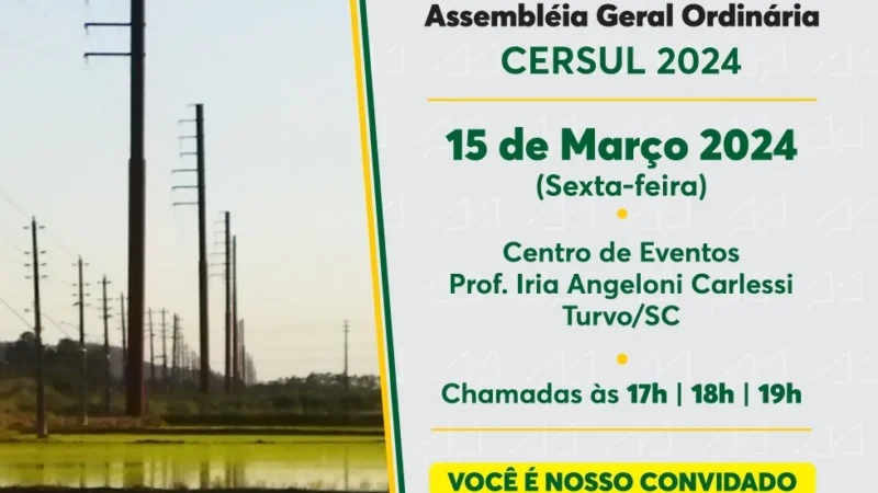 CERSUL realiza assembleia geral