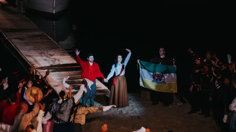 Crianças poderão assistir a Tomada de Laguna